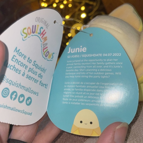 Squishmallow clip- Junie the banana! π NWT! - Picture 4 of 4